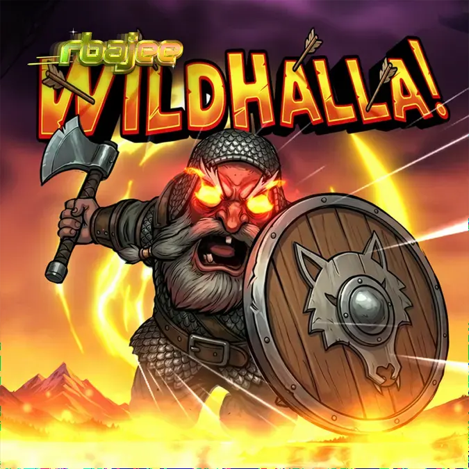 Wildhalla স্লট গেমের ইন্টারফেস এবং নর্স থিমযুক্ত গ্রাফিক্স